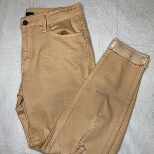 KanCan Light Tan/Pink size 11 Denim Jeans